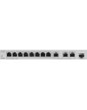 zyxel Przełącznik zarządzalny XGS1210-12, 12-Port Gigabit webmanaged Switch with 8 port       1G + 3-Port MultiGig 1/2.5/5/10G + 1-Port SFP+ XGS1250-12-ZZ01 - nr 29