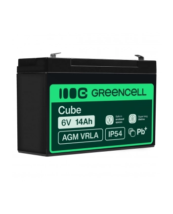 green cell Akumulator AGM 6V 14Ah