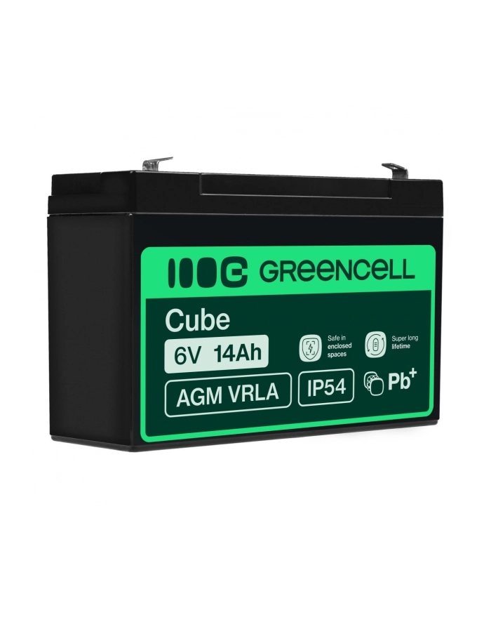 green cell Akumulator AGM 6V 14Ah główny