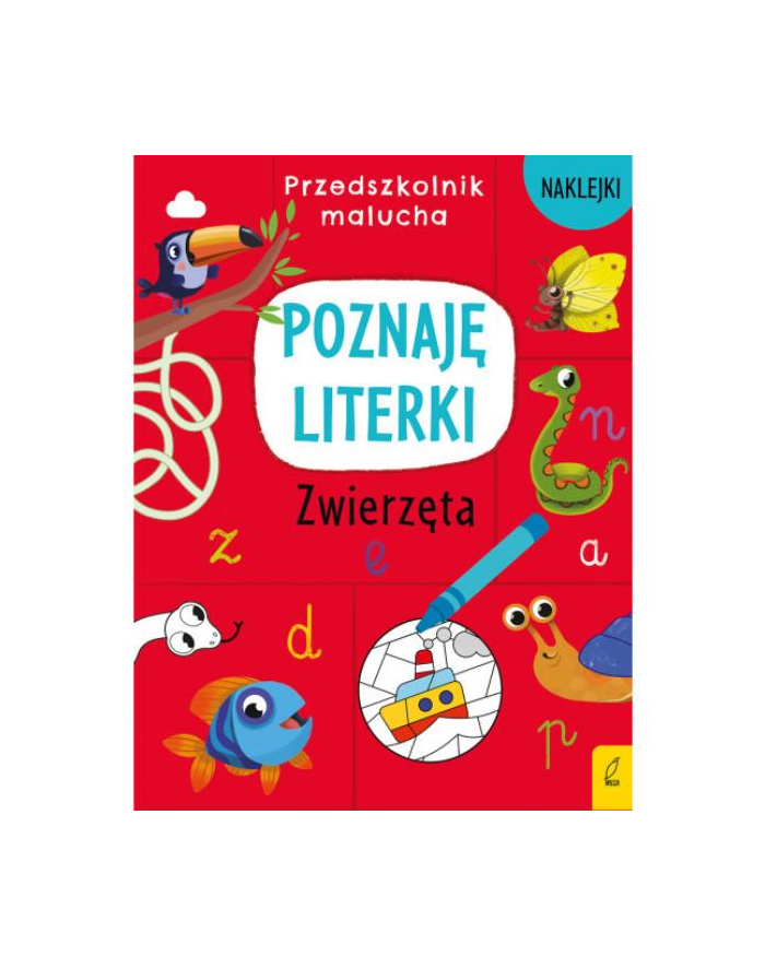foksal Książka Przedszkolnik malucha. Poznaję literki. Zwierzęta główny