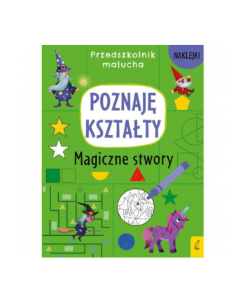 foksal Książka Przedszkolnik malucha. Poznaję kształty. Magiczne stwory