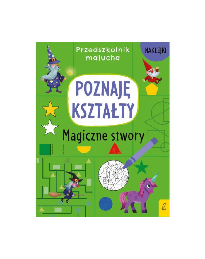 foksal Książka Przedszkolnik malucha. Poznaję kształty. Magiczne stwory główny