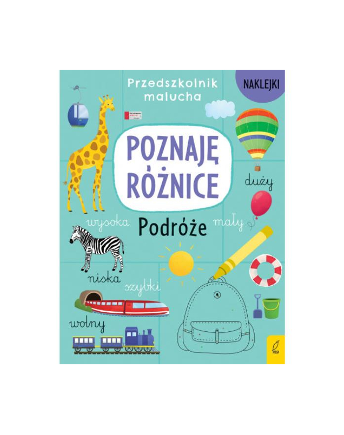 foksal Książka Przedszkolnik malucha. Poznaję różnice. Podróże główny