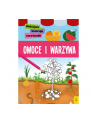 foksal Książka Naklejam, koloruję, rozwiązuję. Owoce i warzywa - nr 1