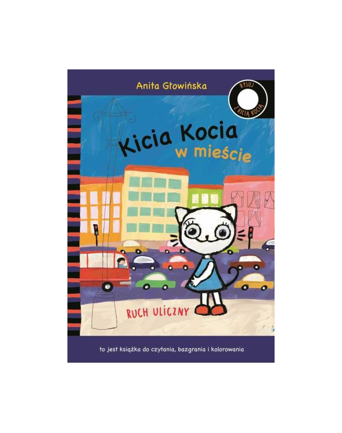 inni Kolorowanka Kicia Kocia w miescie. główny