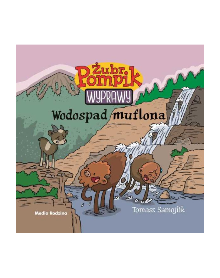 inni Książka Żubr Pompik. Wyprawy. Tom 11 Wodospad muflona. główny