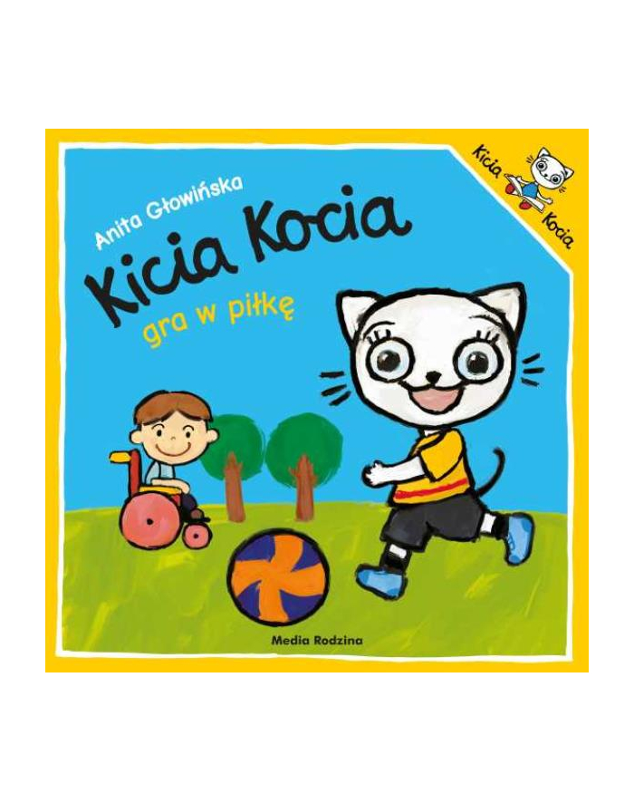 inni Książka Kicia Kocia gra w piłkę. główny