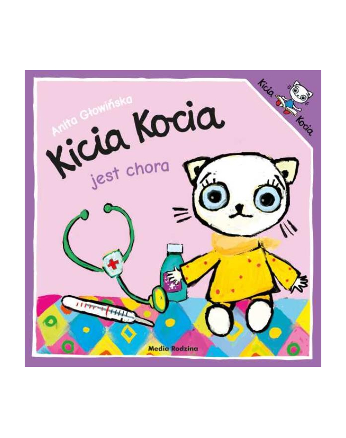 inni Książka Kicia Kocia jest chora. główny