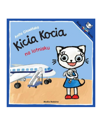 inni Książka Kicia Kocia na lotnisku.