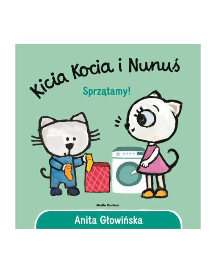 inni Książka Kicia Kocia i Nunuś. Sprzątamy! główny