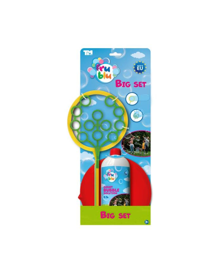 tm toys Bańki Fru Blu Big bubbles - big set + płyn do robienia baniek 0,5 litra 9477 główny