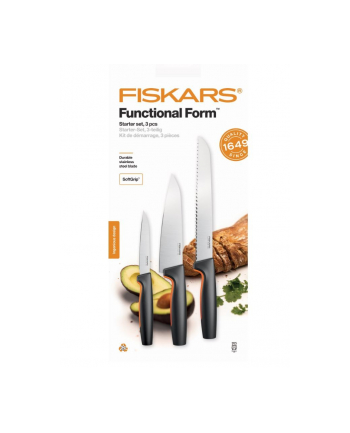 fiskars Zestaw 3 noży Mały Functional Form  1057559