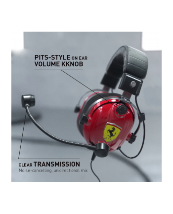 thrustmaster Słuchawki Gaming T.Racing Scuderia Ferrari DTS