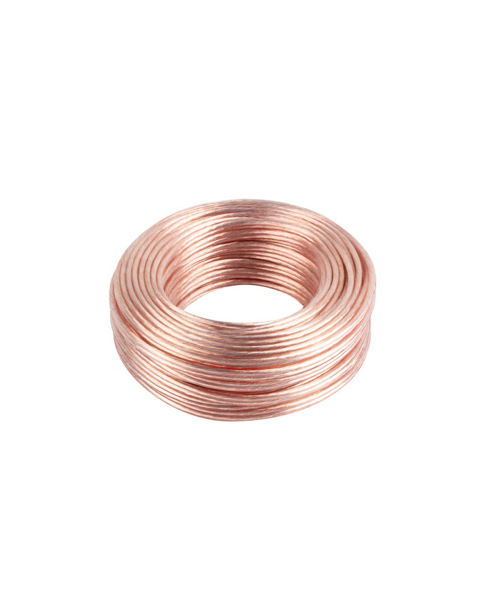 lanberg Kabel głośnikowy 2x4.0mm2 25m przezroczysty główny