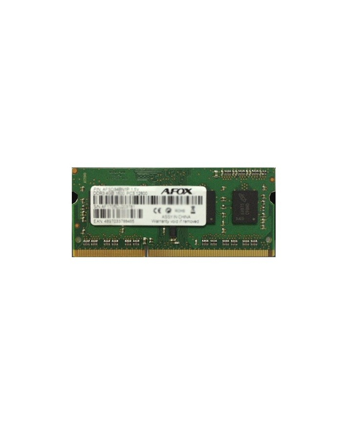 afox Pamięć SO-DIMM DDR3 4G 1333Mhz Micron Chip LV 1,35V główny
