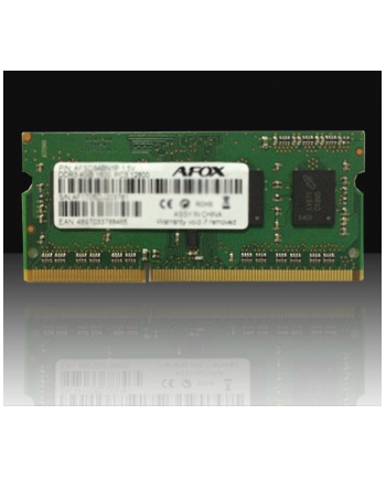 afox Pamięć SO-DIMM DDR3 8G 1600Mhz Micron Chip LV 1,35V