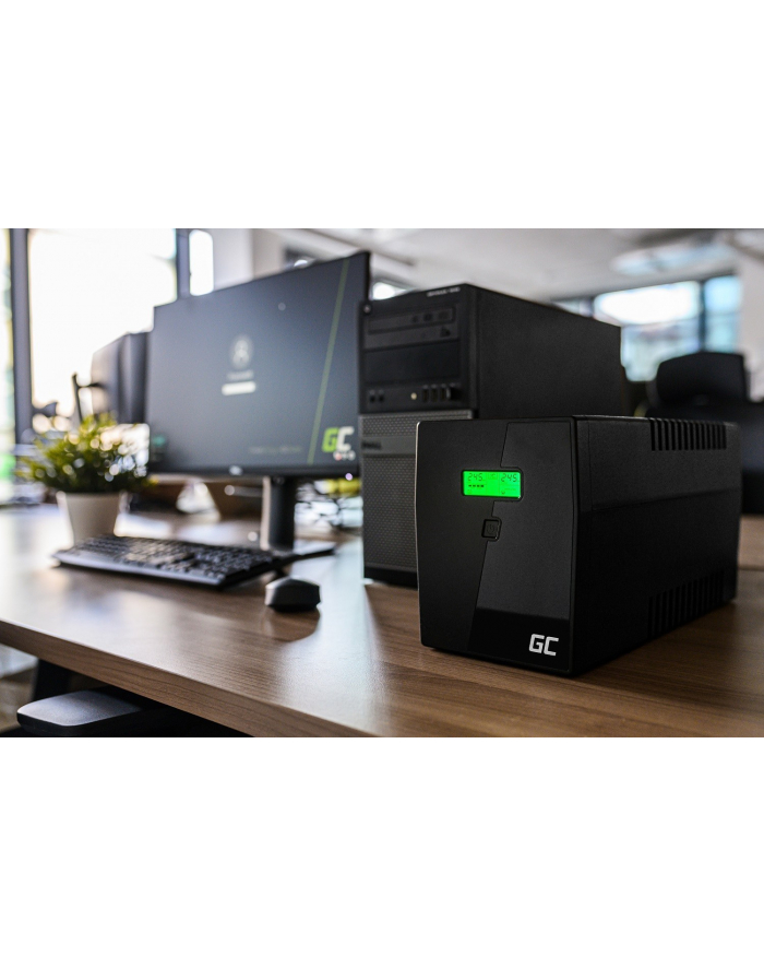 green cell Zasilacz awaryjny UPS 800VA 480W Power Proof główny