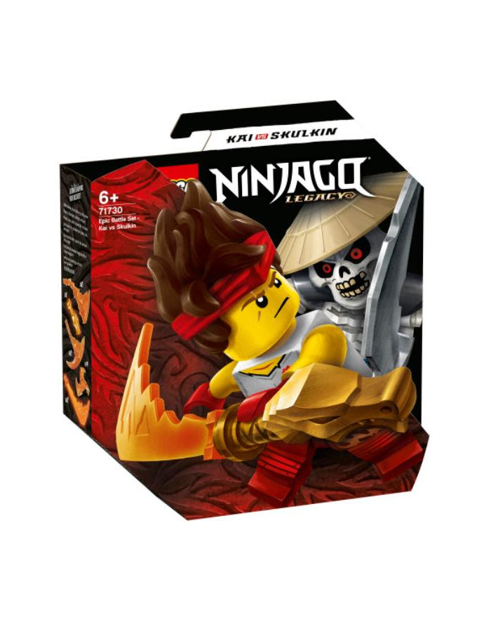 LEGO 71730 NINJAGO Epicki zestaw bojowy — Kai kontra Szkielet p6 główny