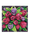 Diamentowa Mozaika Bukiet tulipanów 30x30cm PD3030011 IPICASSO - nr 1