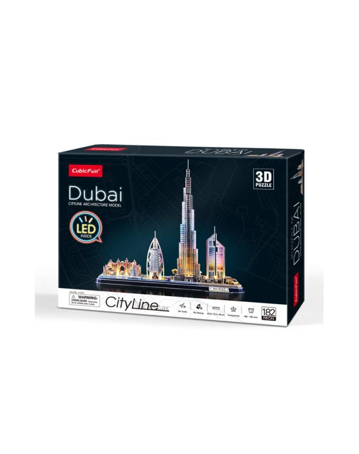 dante Puzzle 3D City Line LED Dubai 20523 główny