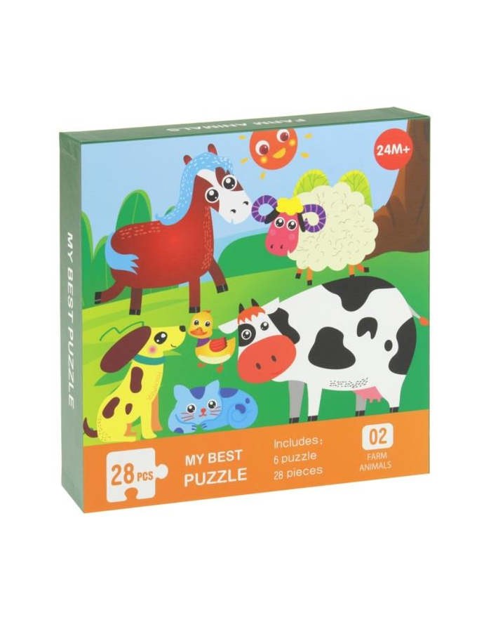 inni Układanka puzzle drewniane 504363 główny