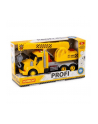 Polesie 86600 '';Profi' samochód-dzwig z napędem, żółty, światło, dźwięk w pudełku - nr 1