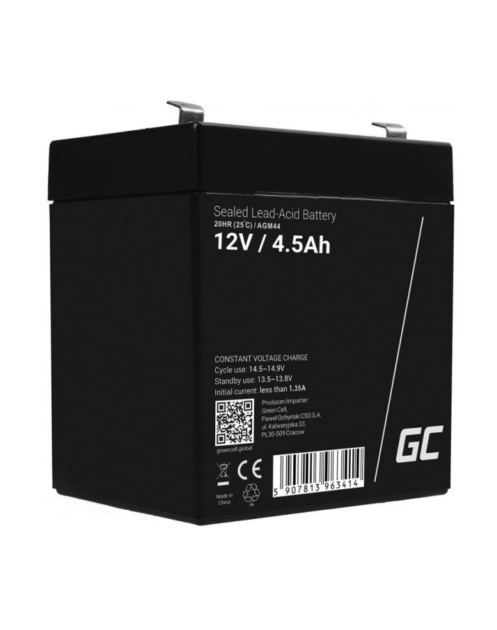 green cell Akumulator AGM VRLA 12V 4.5Ah główny