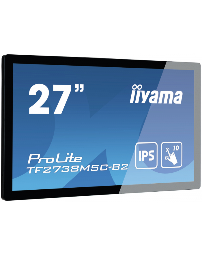 IIYAMA 27inch IPS 1920x1080 10 Points Touch 1000:1 425cd/m2 5ms DVI HDMI DP USB Touch Interface Speakers 2x3W główny