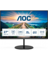 aoc international AOC Q27V4EA 68.6cm 27inch 3 sides frameless IPS monitor HDMI 1.4 x1 DisplayPort 1.2 x1 - nr 10