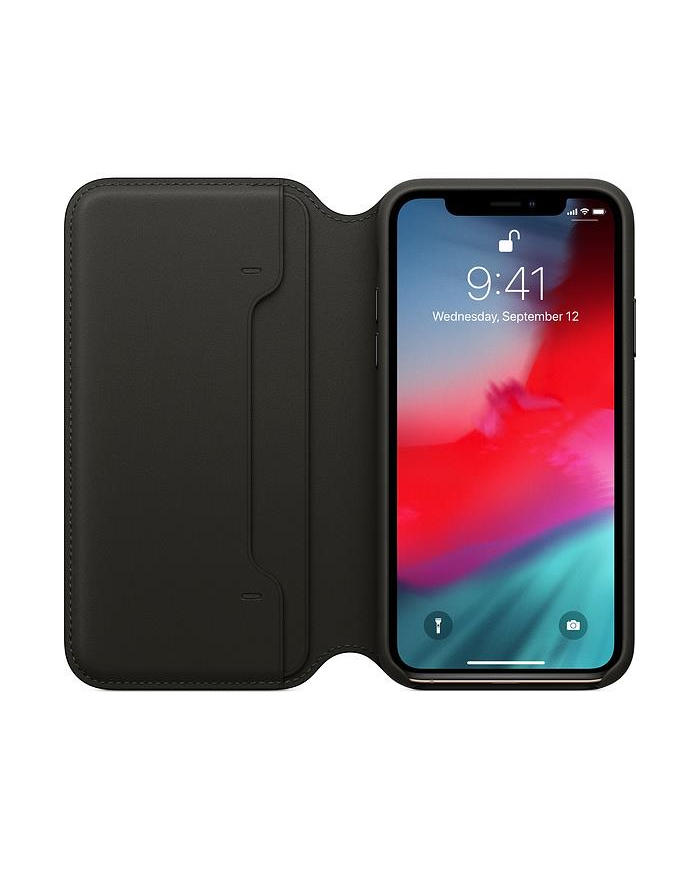 apple APP MRWW2ZM/A iPhone XS Leather Folio - Black główny