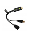 TECHLY Adapter HDMI z Zasilaniem USB na DisplayPort 4K 30Hz - nr 13