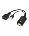 TECHLY Adapter HDMI z Zasilaniem USB na DisplayPort 4K 30Hz - nr 1
