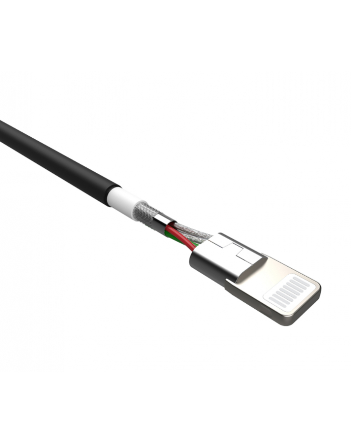 SILICON POWER Cable USB - Lightning LK15AL 1M PVC Mfi Black główny