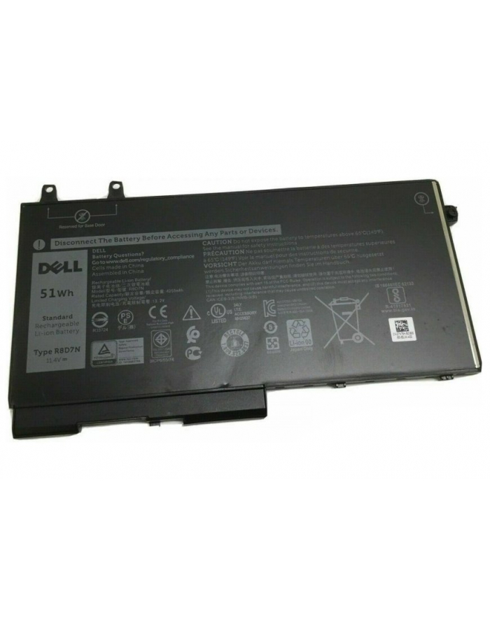 D-ELL Primary Battery - Lithium-Ion - 51Whr 3-cell for Latitude 5401/5501/5410/5510/5411/5511 ' Precision 3541/3550/3551 główny