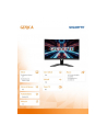 GIGABYTE G27QC A 27inch VA 1500R Edge 2560x1440 QHD 250cd/m2 HDMI 2.0x2 DP 1.2x1 - nr 50