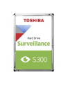 toshiba europe TOSHIBA S300 Video Surveillance HDD 6TB 3.5inch 5400rpm 256MB 24/7 SMR Warr 3yr BULK - nr 25