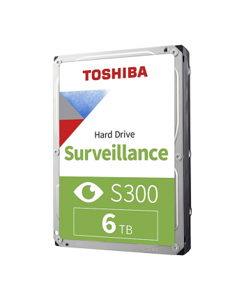 toshiba europe TOSHIBA S300 Video Surveillance HDD 6TB 3.5inch 5400rpm 256MB 24/7 SMR Warr 3yr BULK