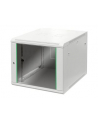 DIGITUS 9U wall mounting cabinet Dynamic Basic 505.05x600x600mm color grey RAL 7035 incl. rear side profile rails - nr 2