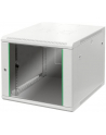 DIGITUS 9U wall mounting cabinet Dynamic Basic 505.05x600x600mm color grey RAL 7035 incl. rear side profile rails - nr 3
