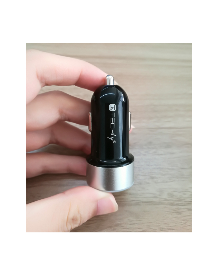 TECHLY Samochodowa Ładowarka 2x USB 5V 4.8A 24W główny