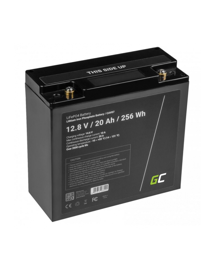 GREEN CELL battery Lithium-iron-phosphate LiFePO4 12V 20Ah główny
