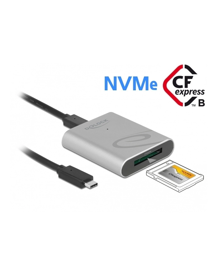 DeLOCK USB Type-C Card Reader, card reader główny