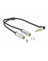 DeLOCK headset adapter 3.5mm 4pin jack plug> 2x 3.5mm 3pin jack socket (CTIA), Y-cable - nr 3