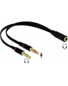 DeLOCK 1x3,5 Klink.b> 2x3,5 3pin Klink.s - headset adapter - nr 7