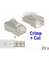 DeLOCK RJ45 crimp + cut plug Cat.6 STP - nr 6