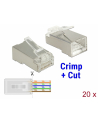 DeLOCK RJ45 crimp + cut plug Cat.6 STP - nr 9