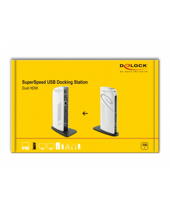 DeLOCK USB 3.2 DS HDMI / FHD / USB3.2 / LAN / Au
