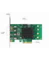 DeLOCK DeLOCK PCIe x4>4x ext. USB 3.0 Quad C.LP - nr 12