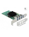 DeLOCK DeLOCK PCIe x4>4x ext. USB 3.0 Quad C.LP - nr 1