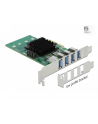 DeLOCK DeLOCK PCIe x4>4x ext. USB 3.0 Quad C.LP - nr 8